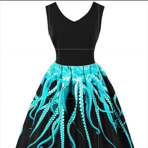 1950S OCTOPUS PENDULUM SWING DRESS